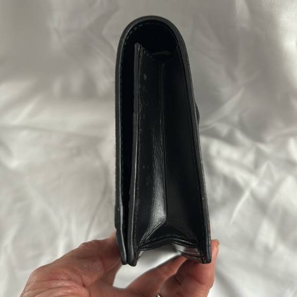 Louis Vuitton Authentic Belt Bag/ Crossbody Black Leather 7”x5x1 1/2”. - Picture 4 of 16